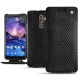 Nokia 7 Plus leather case - Serpent nero