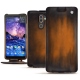 Housse cuir Nokia 7 Plus - Marron Patine