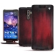 Nokia 7 Plus leather case - Rouge Patine