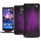 Nokia 7 Plus leather case - Violet Patine