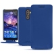 Nokia 7 Plus leather case - Bleu Océan PU