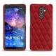 Custodia in pelle Nokia 7 Plus - Rouge - Couture ( Nappa - Pantone 199C ) 