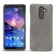 Coque cuir Nokia 7 Plus - Acier vintage ( Pantone 403C ) 