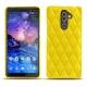 Coque cuir Nokia 7 Plus - Jaune fluo - Couture