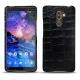 Funda de piel Nokia 7 Plus - Crocodile nero