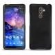 Nokia 7 Plus leather cover - Negre poudro