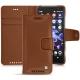 Sony Xperia XZ2 Compact leather case - Marron ( Nappa - Pantone 1615C ) 