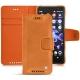 가죽 커버 Sony Xperia XZ2 Compact - Mandarine vintage ( Pantone 165C ) 