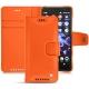 Sony Xperia XZ2 Compact leather case - Orange fluo