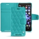 Housse cuir Sony Xperia XZ2 Compact - Bleu fluo - Couture
