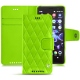 Capa em pele Sony Xperia XZ2 Compact - Vert fluo - Couture