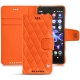 Sony Xperia XZ2 Compact leather case - Orange fluo - Couture