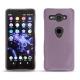 Coque cuir Sony Xperia XZ2 Compact - Lilas ( Nappa - Pantone 2645U ) 