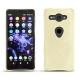Custodia in pelle Sony Xperia XZ2 Compact - Ivoire ( Sleek P C12 - White ) 