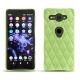 Funda de piel Sony Xperia XZ2 Compact - Vert olive - Couture ( Nappa - Pantone 578U ) 