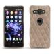 Coque cuir Sony Xperia XZ2 Compact - Taupe vintage - Couture