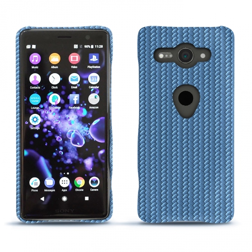 Capa em pele Sony Xperia XZ2 CompactAbaca ishia ( Pantone #395775 ) 