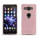 Coque cuir Sony Xperia XZ2 Compact - Rose PU