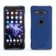 Coque cuir Sony Xperia XZ2 Compact - Bleu océan PU