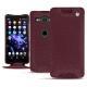가죽 커버 Sony Xperia XZ2 Compact - Lie de vin ( Pantone 5115C ) 