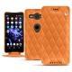 Housse cuir Sony Xperia XZ2 Compact - Orange - Couture ( Nappa - Pantone 1495U ) 