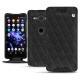 Sony Xperia XZ2 Compact leather case - Ebène - Couture ( Sleek P C12 - Black ) 