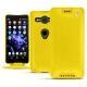 가죽 커버 Sony Xperia XZ2 Compact - Jaune fluo
