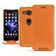 Housse cuir Sony Xperia XZ2 Compact - Orange PU
