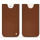 Apple iPhone 8 Plus leather pouch - Marron ( Nappa - Pantone 1615C ) 