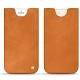 Apple iPhone 8 Plus leather pouch - Mandarine vintage ( Pantone 165C ) 