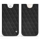 Custodia in pelle Apple iPhone 8 Plus - Noir - Couture ( Nappa - Black ) 
