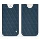 Pochette cuir Apple iPhone 8 Plus - Indigo - Couture ( Pantone 303U ) 