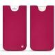 Pochette cuir Apple iPhone 8 Plus - Rose fluo