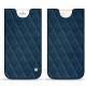Funda de piel Apple iPhone 8 Plus - Blu mediterran - Couture