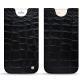 Apple iPhone 8 Plus leather pouch - Crocodile nero