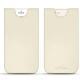 Pochette cuir Apple iPhone 8 Plus - Blanc PU