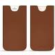 Apple iPhone 8 Plus leather pouch - Marron PU