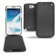 Samsung Galaxy Note 2  leather case - Noir ( Nappa - Black ) 