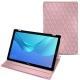 Huawei MediaPad M5 10 Pro leather case - Rose - Couture ( Nappa - Pantone 2365C ) 
