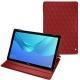 Funda de piel Huawei MediaPad M5 10 Pro - Tomate - Couture ( Pantone 187C ) 