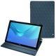 Custodia in pelle Huawei MediaPad M5 10 Pro - Indigo - Couture ( Pantone 303U ) 