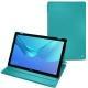 Housse cuir Huawei MediaPad M5 10 Pro - Bleu fluo