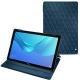 Huawei MediaPad M5 10 Pro leather case - Blu mediterran - Couture