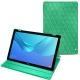 Custodia in pelle Huawei MediaPad M5 10 Pro - Menthe vintage - Couture
