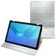 Housse cuir Huawei MediaPad M5 10 Pro - Platinium - Couture