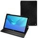 Custodia in pelle Huawei MediaPad M5 10 Pro - Autruche nero