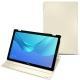 Custodia in pelle Huawei MediaPad M5 10 Pro - Blanc PU