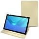 Funda de piel Huawei MediaPad M5 10 Pro - Beige PU