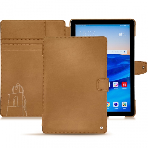 Housse cuir Huawei MediaPad M5 10 Pro : Protection sur mesure pour tablette sur NoreveCastan esparciate ( Pantone #824F2A )