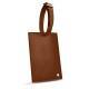 Luggage Tag - Marron ( Nappa - Pantone 1615C ) 